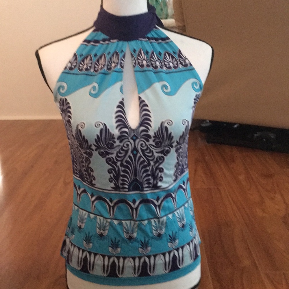 SALE! TORY BURCH 100% SILK BLOUSE HALTER TOP